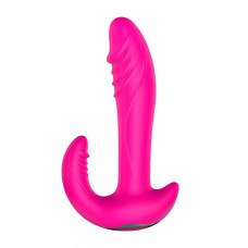 Розовый вибратор-ротатор с дополнительным отростком NAGHI NO.22 RECHARGEABLE DUO VIBRATOR Розовый вибратор-ротатор с дополнительным отростком NAGHI NO.22 RECHARGEABLE DUO VIBRATOR